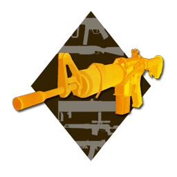 Assault Rifle Gaming Logo