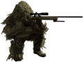 Sniper holding M40A3 3rd Person
