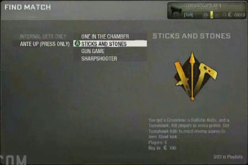 Sticks and Stones Call of Duty Wiki FANDOM powered by Wikia