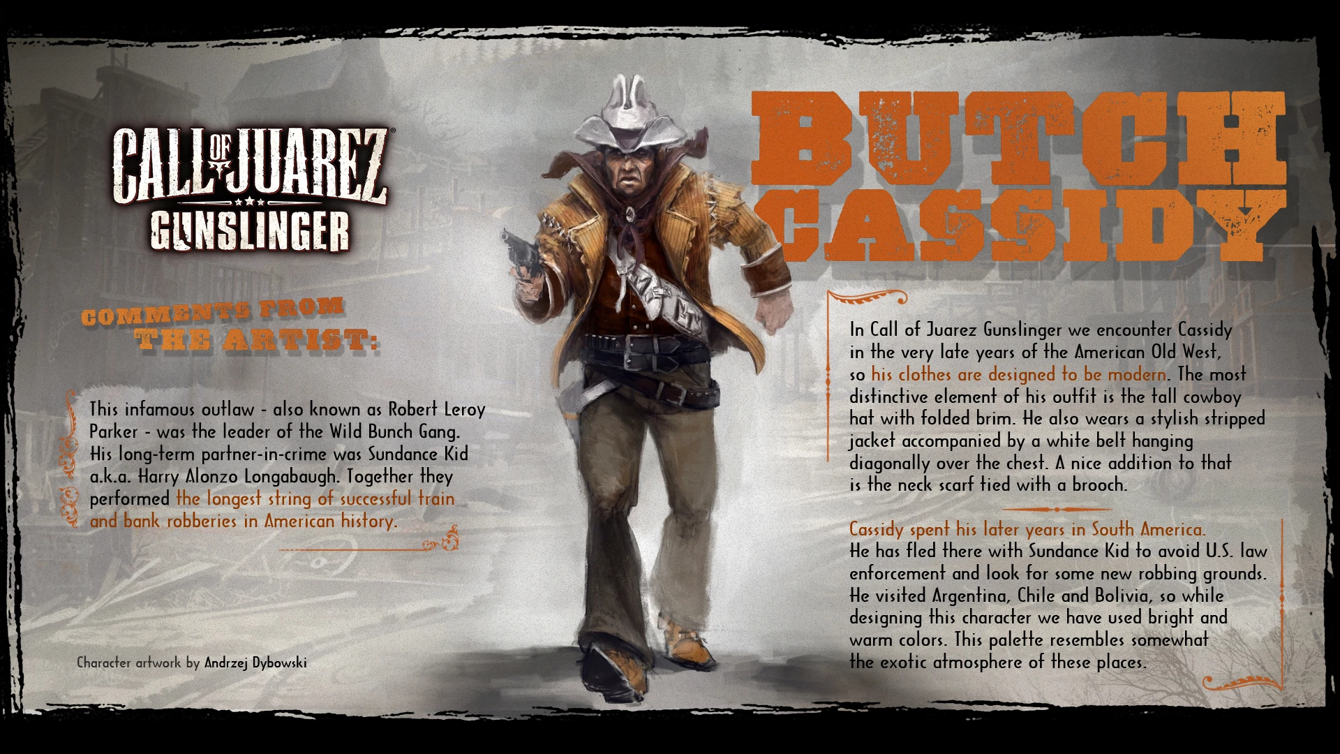 Image Butch Cassidy Concept Art.jpg Call of Juarez Wiki FANDOM