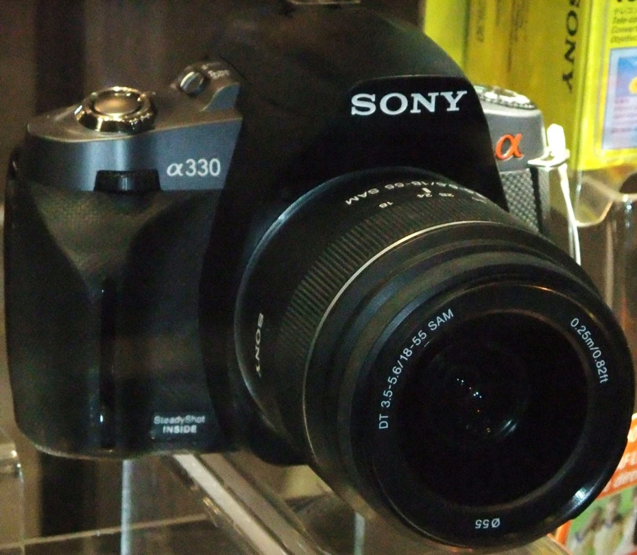 Sony Alpha DSLRA330 Camerapedia FANDOM powered by Wikia