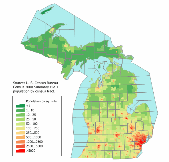 Image Michigan population map.png Campaigns Wikia FANDOM powered