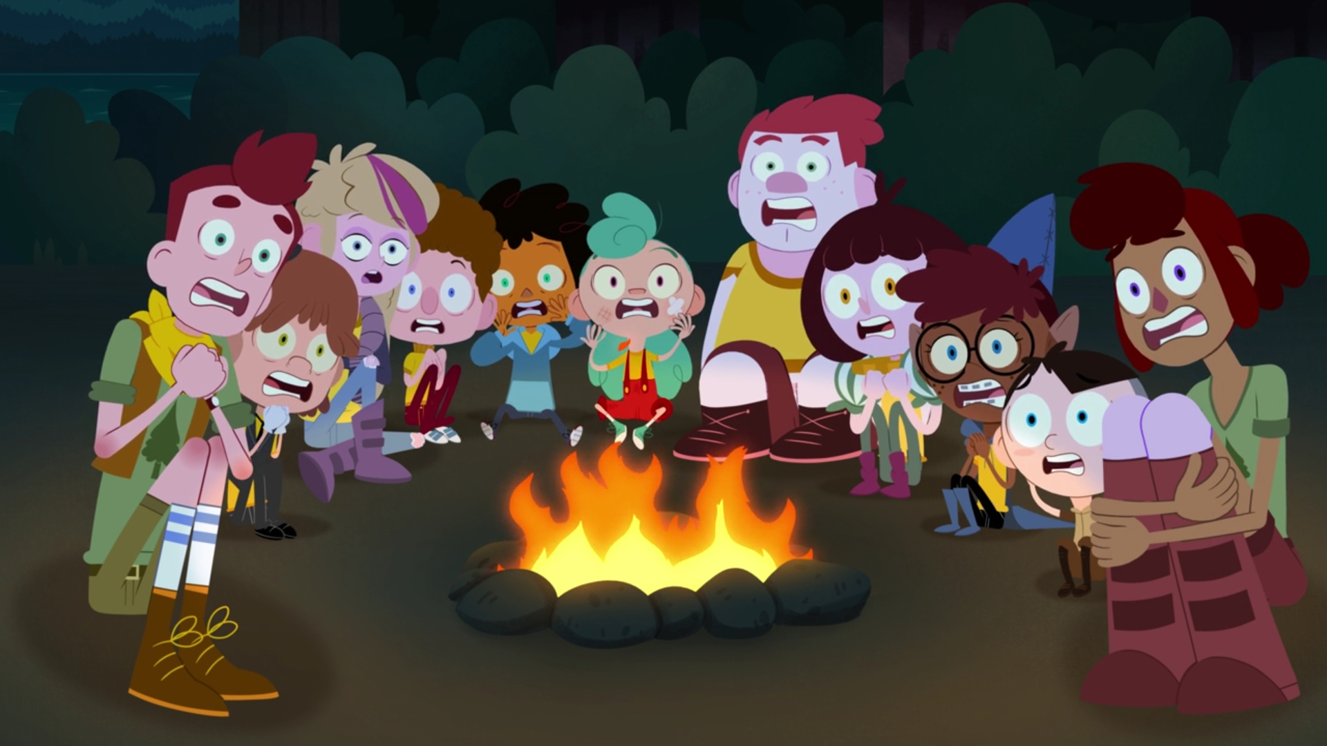 Campfire Tales. Camp camp episode
