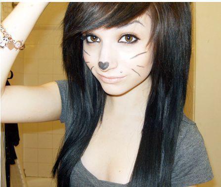Image - Brown-eyes-brown-hair-cute-emo-girl-hair-Favim.com-16 ...