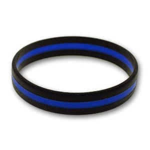 Thin-blue-line-wristband