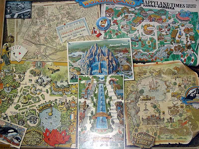 Image 1981 Park Map Jpg Canada S Wonderland Wiki