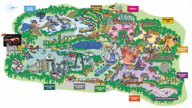 Image - 2005-wonderland-park-map.jpg | Canada's Wonderland Wiki ...