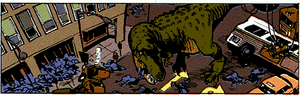 calvin and hobbes t rex