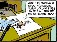 Calvin in Inch-Tall Form