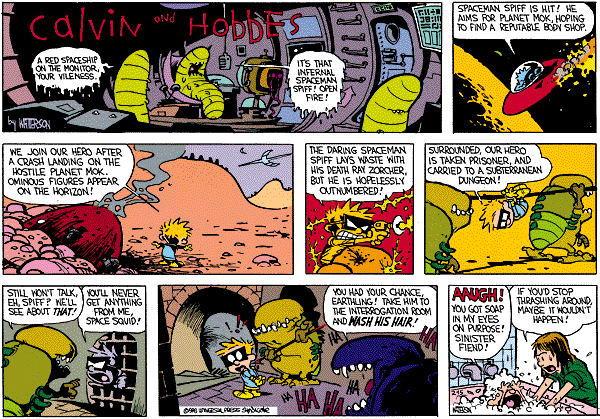 Spaceman Spiff | The Calvin and Hobbes Wiki | Fandom