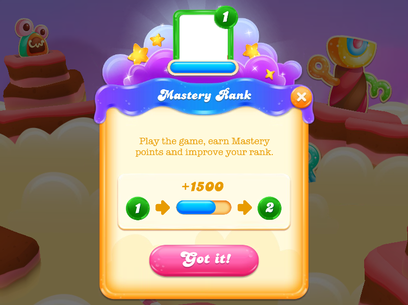 Mastery Rank Candy Crush Jelly Wiki Fandom Powered By Wikia