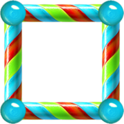 Candy Cane Wreath