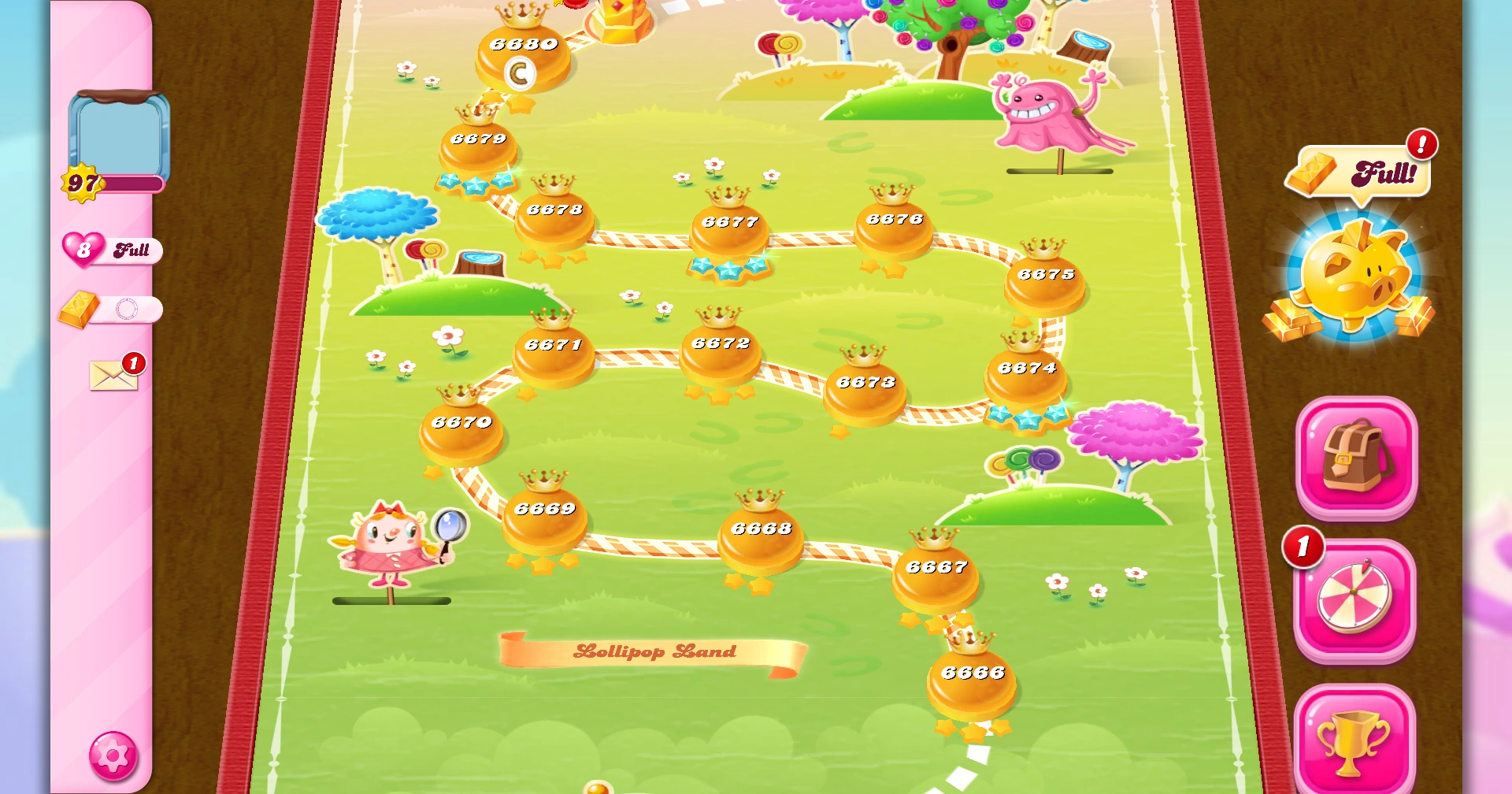 Lollipop Land (Episode 446) Candy Crush Saga Wiki Fandom