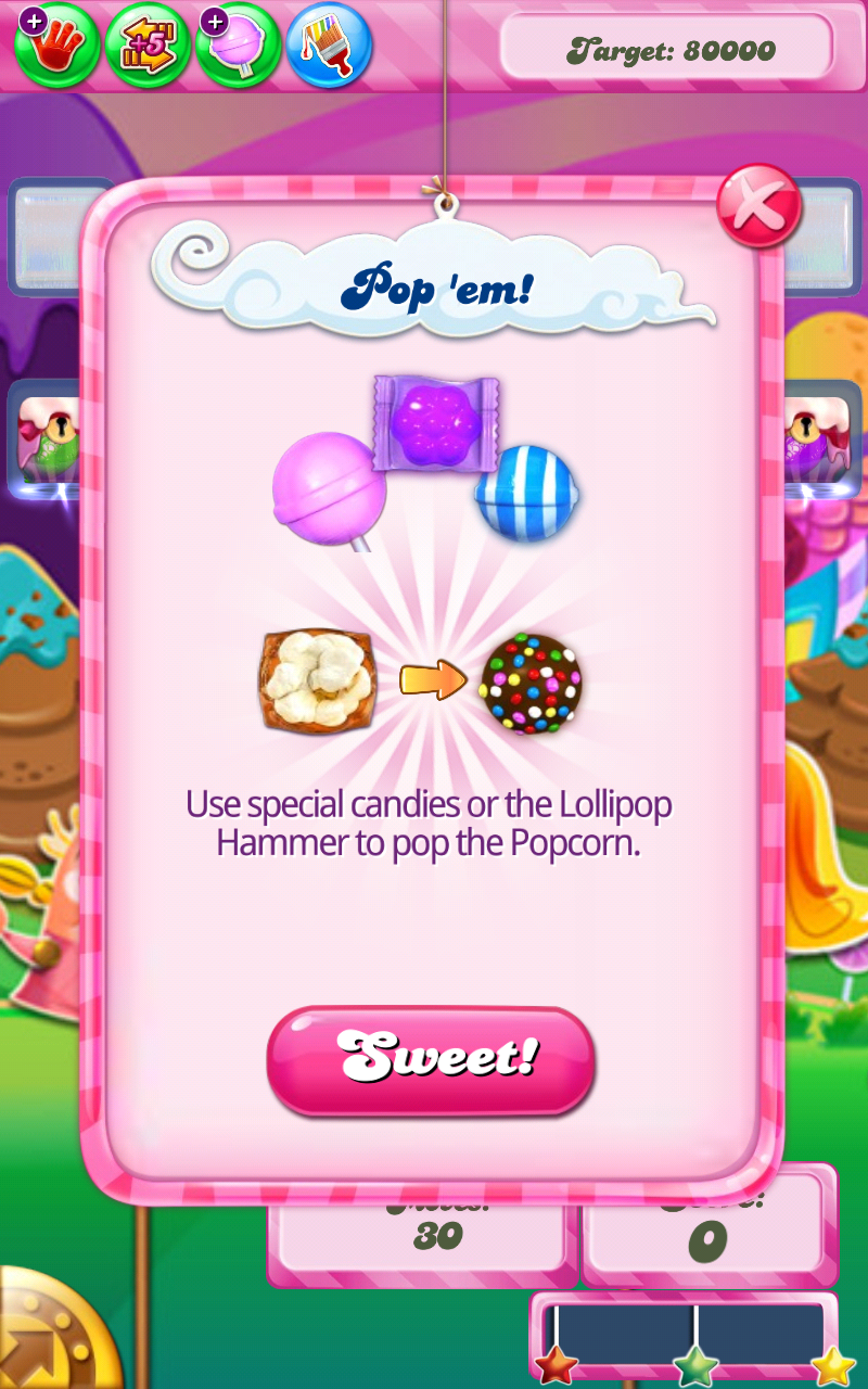 Popcorn Candy Crush Saga Wiki Fandom