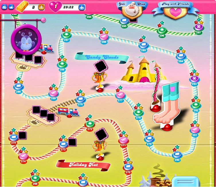 Image Candy Clouds Map.png Candy Crush Saga Wiki FANDOM powered