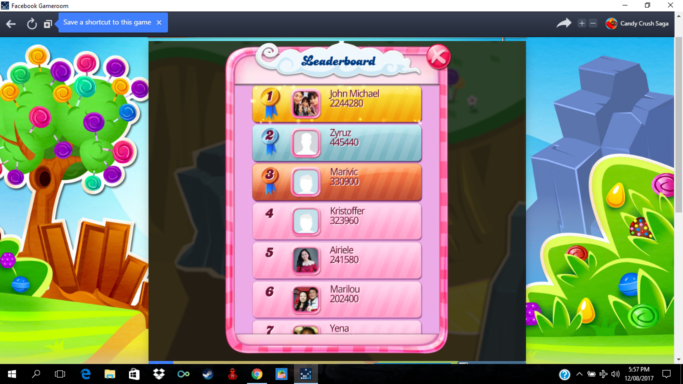 Image Leaderboard HTML5.png Candy Crush Saga Wiki FANDOM powered