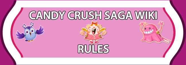 candy crush saga rules