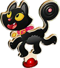 Liquorice Cat character after