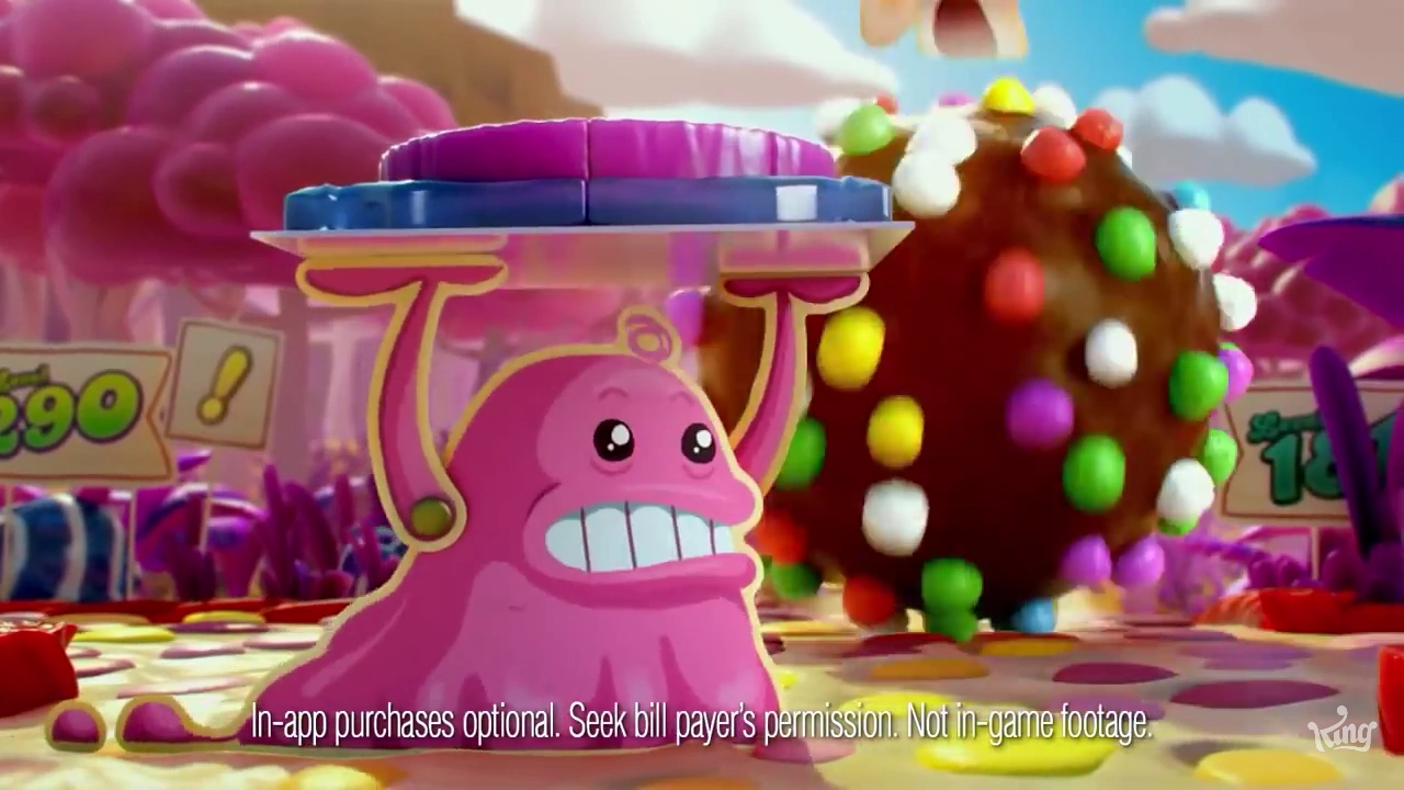 Image Bubblegum Troll sensing danger in the CCS Tv ad.png Candy Crush Saga Wiki FANDOM