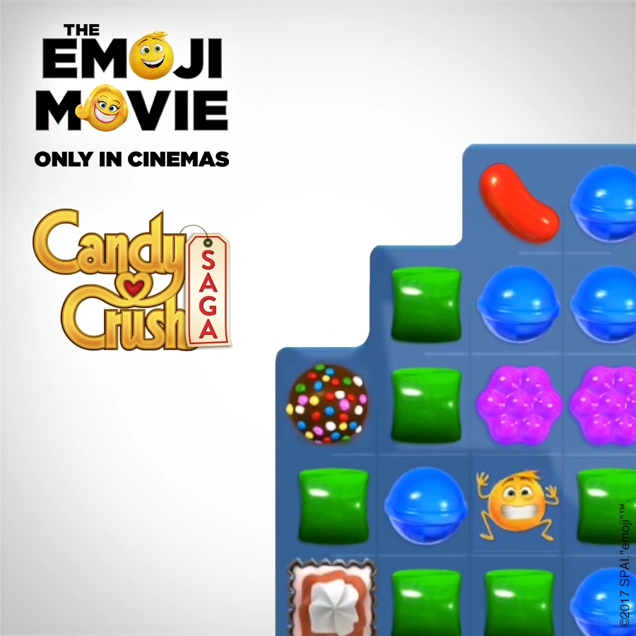 Image The Emoji Movie with Candy Crush cover.png Candy Crush Saga