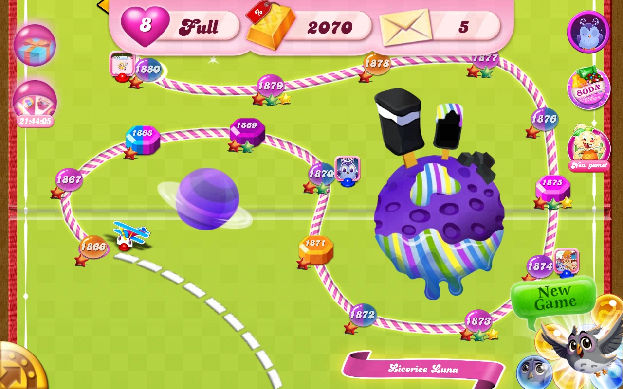 Image Licorice Luna Map Mobile.png Candy Crush Saga Wiki FANDOM
