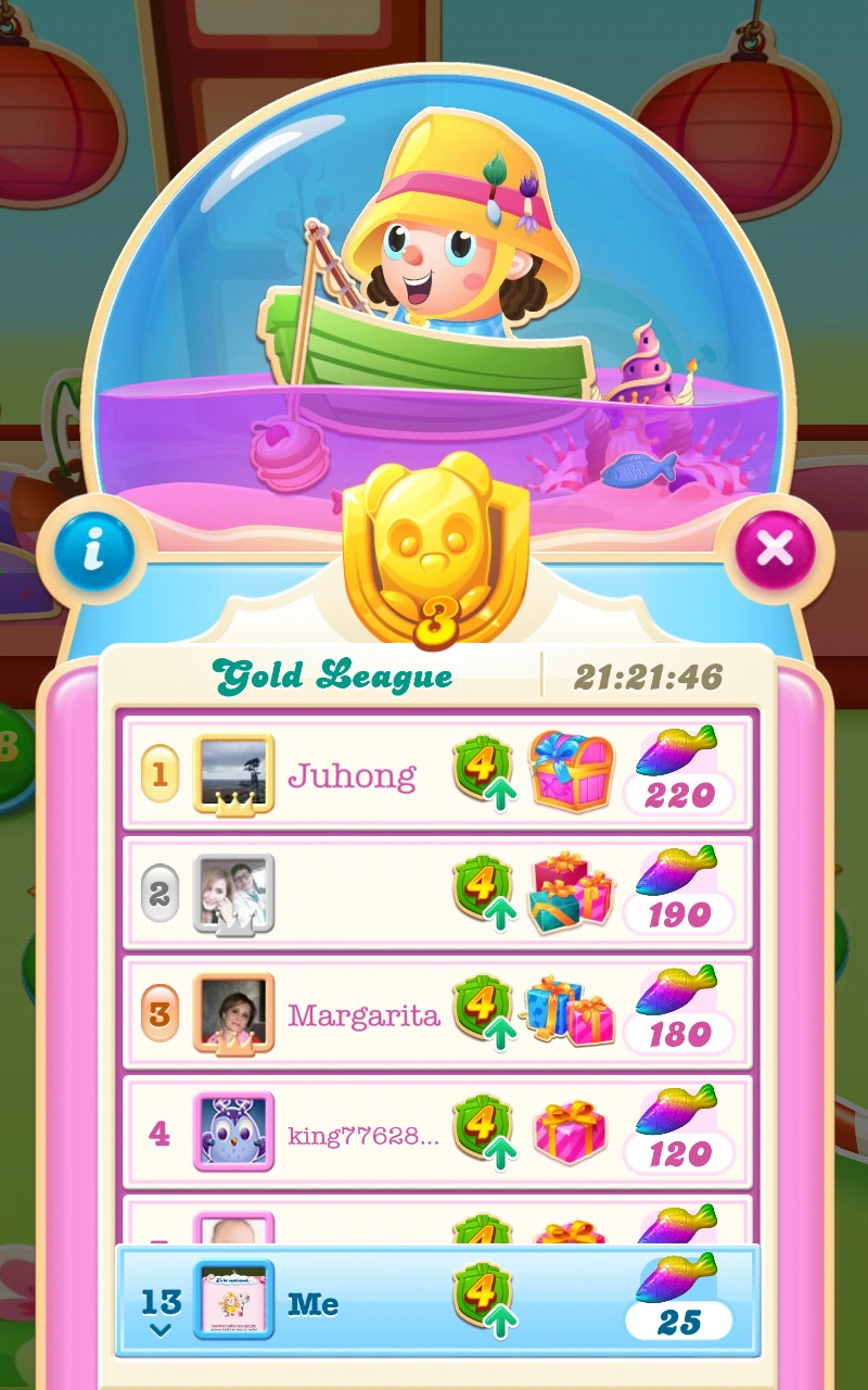 Image Fishing tournament leaderboard gold league.png Candy Crush