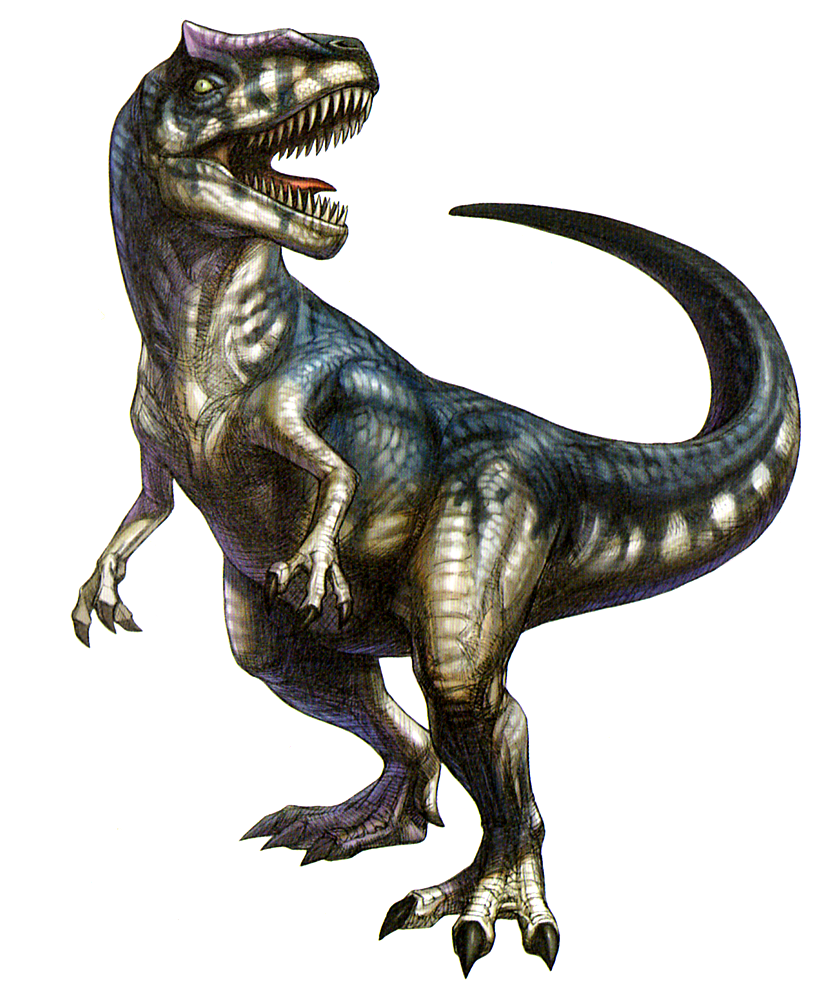 allosaurus and t rex