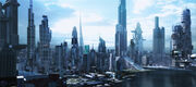 Caprica City panorama