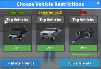 The Derby Select Gui Car Crushers 2 Wiki Fandom - roblox vehicle gui