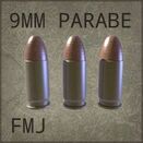 9mm Parabellum FMJ