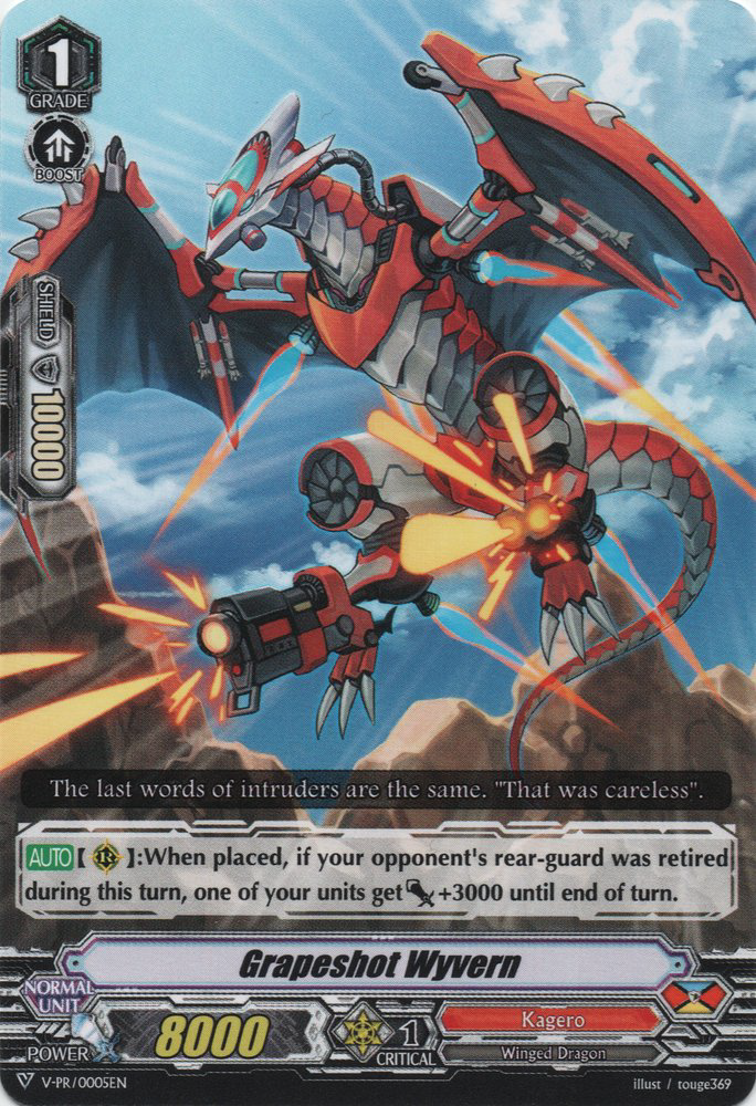 V-PR//0005EN Promo Card Grapeshot Wyvern Cardfight Vanguard