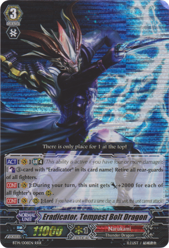 Eradicator Tempest Bolt Dragon Cardfight Vanguard Wiki Fandom