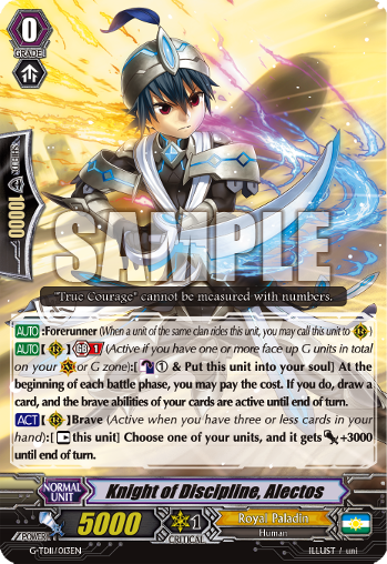 Knight of Discipline, Alectos