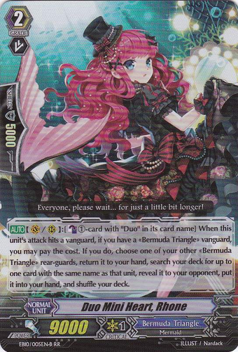 Duo Mini Heart Rhone Cardfight Vanguard Wiki Fandom