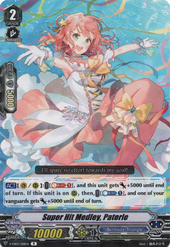 Super Hit Medley Paterle Cardfight Vanguard Wiki Fandom