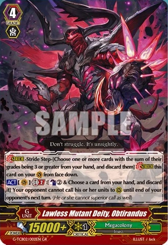 Lawless Mutant Deity, Obtirandus
