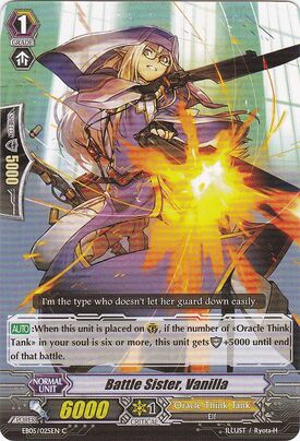 Battle Sister, Vanilla | Cardfight!! Vanguard Wiki | Fandom