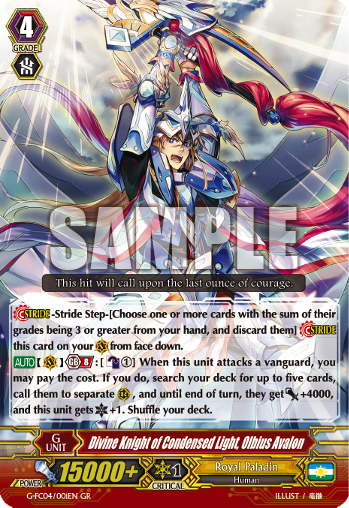 Divine Knight of Condensed Light, Olbius Avalon