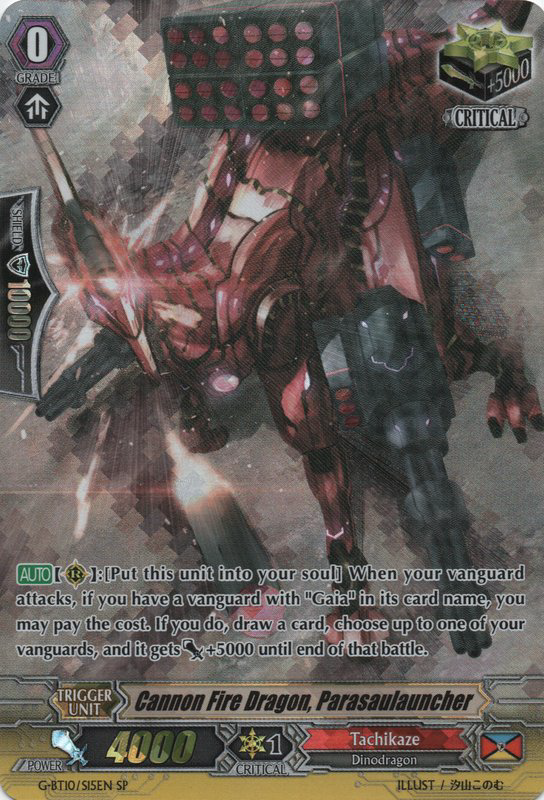 Cannon Fire Dragon, Parasaulauncher