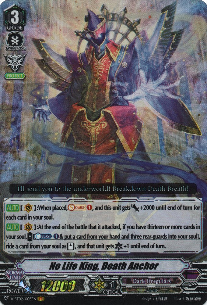 No Life King, Death Anchor (V Series) | Cardfight!! Vanguard Wiki | Fandom