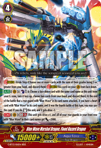 Blue Wave Marshal Dragon, Flood Hazard Dragon