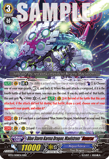 Blue Storm Karma Dragon, Maelstrom 