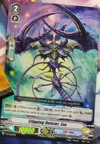 Clipping Deletor Eve x 4 promo cardfight vanguard english
