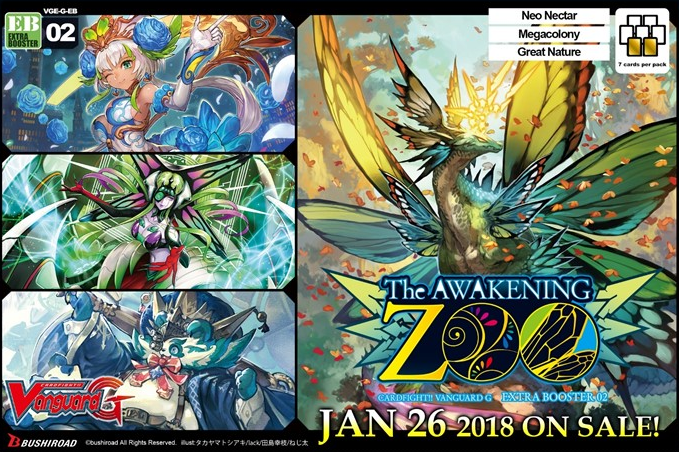 Vanguard English VGE-G-EB02 The Awakening Zoo Booster Box Bushiroad Cardfight!