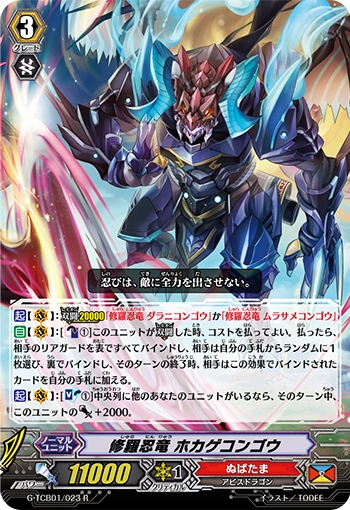 Shura Stealth Dragon, Hokagecongo