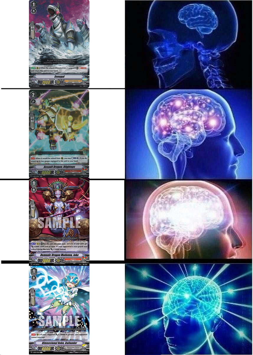 Image English Bushi Expanding Brain Memepng Cardfight