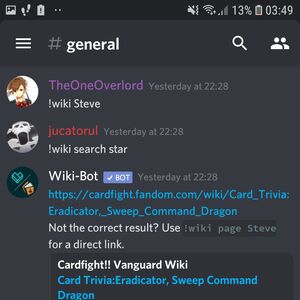 User Blog Max734734 Cardfight Vanguard But It S The Wiki Discord