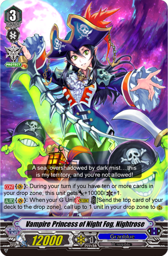 Wallpaper Vampire Princess Of Nightfog Nightrose V Series Cardfight For iPhone