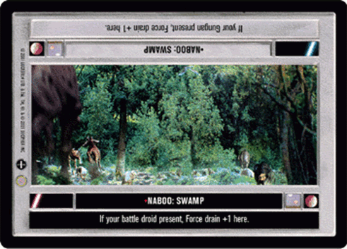 Swamp Light Side Star Wars CCG Coruscant Common Naboo
