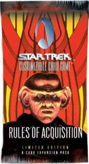 STAR TREK CCG RULES OF ACQUISITION RARE CARD MARGH